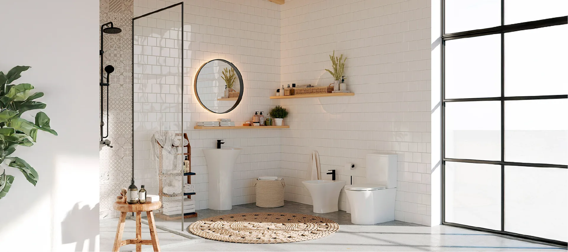 Toilet finishes