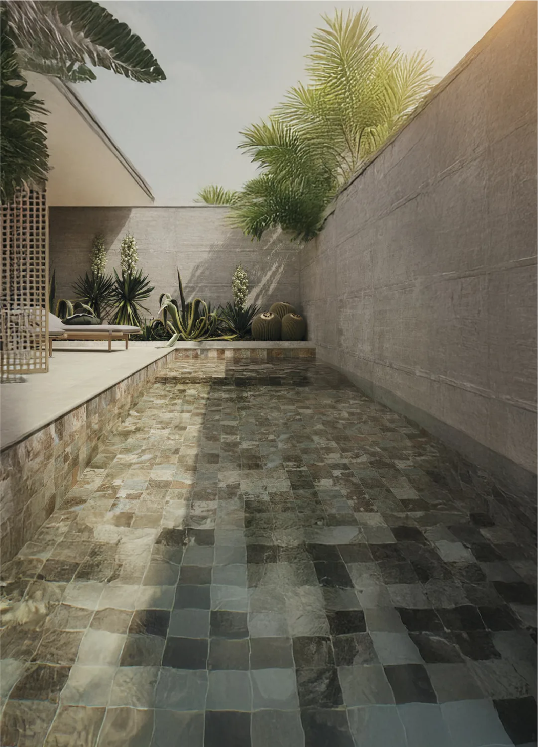 Pool tiles @Maurema Home