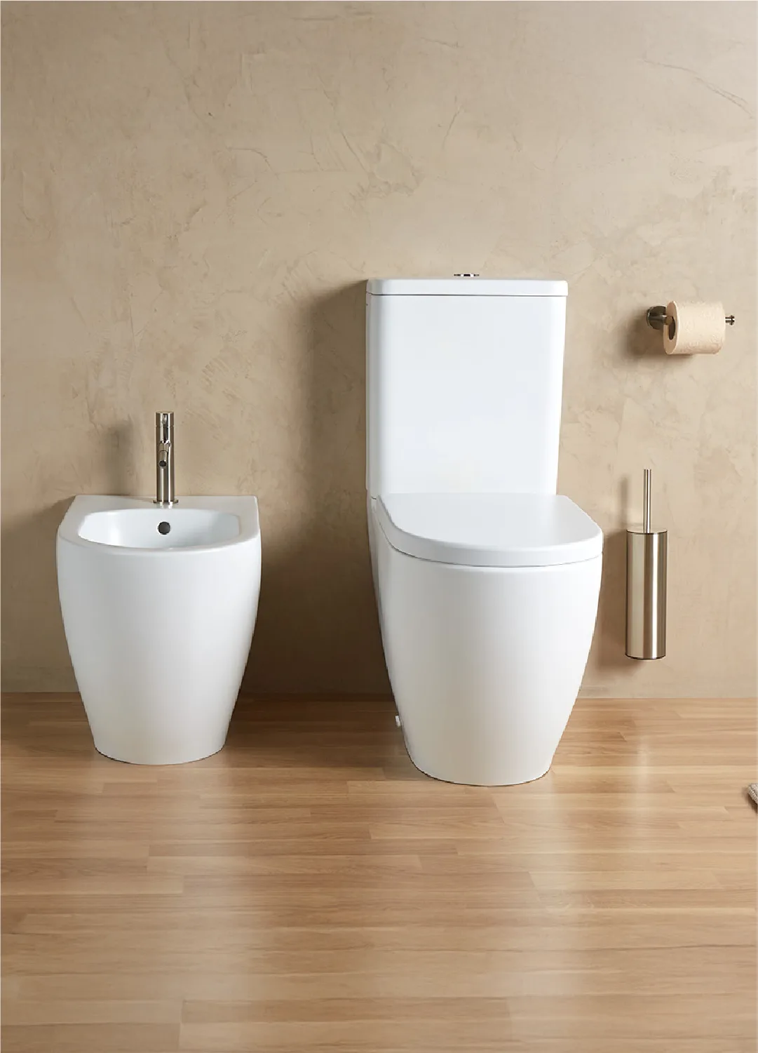 Toilet finishes