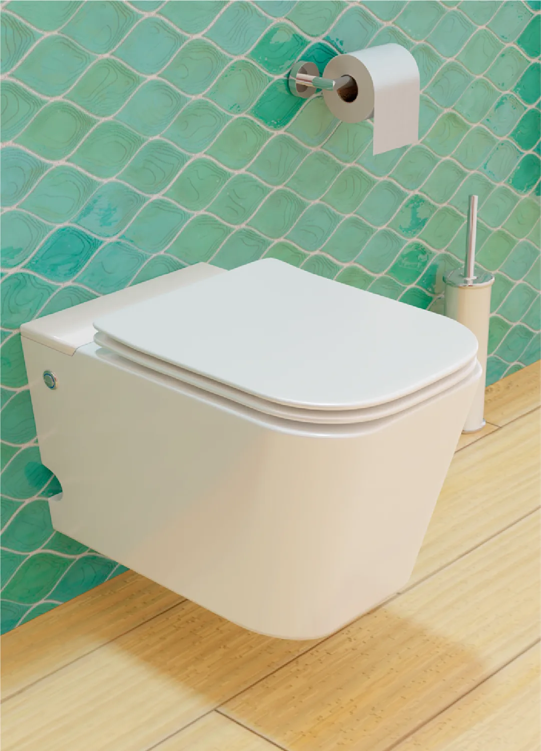 Toilet finishes