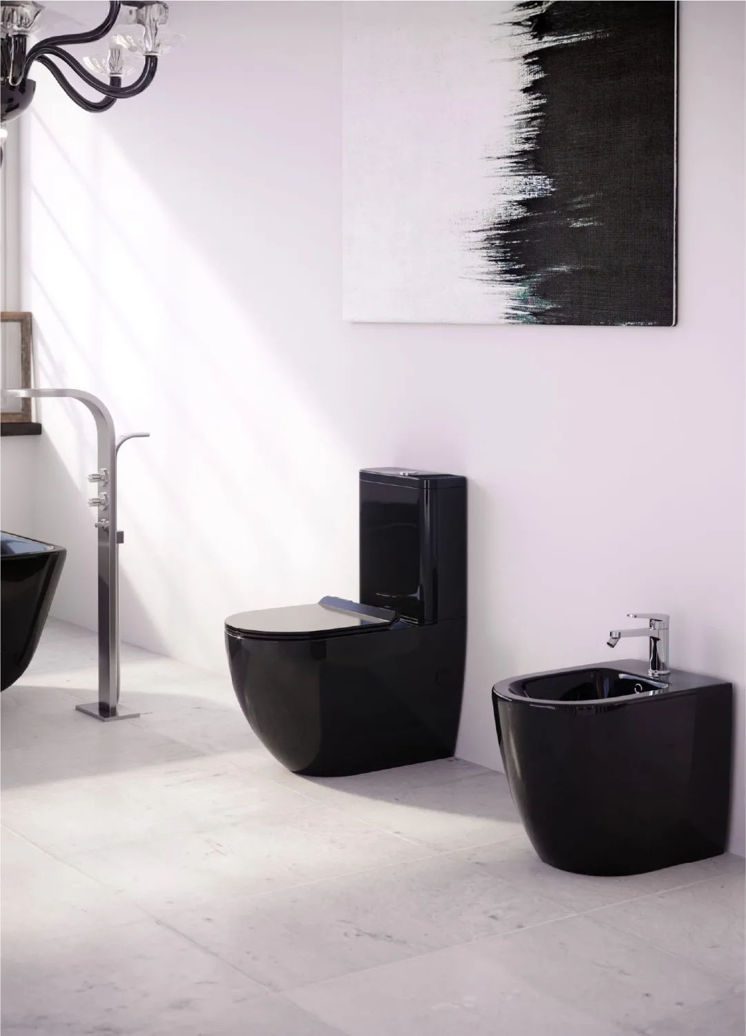 Toilet finishes